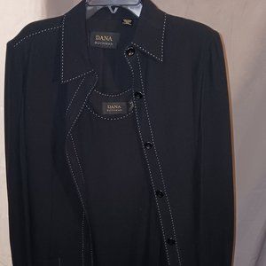 Dana Buchman black tank with jacket
